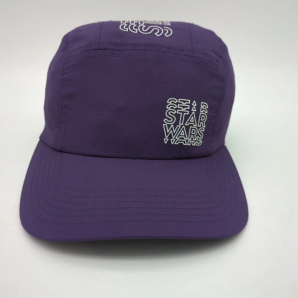 Star Wars Hat Cap Strapback Panel Adult One Size Galaxy Edge Purple Adjustable